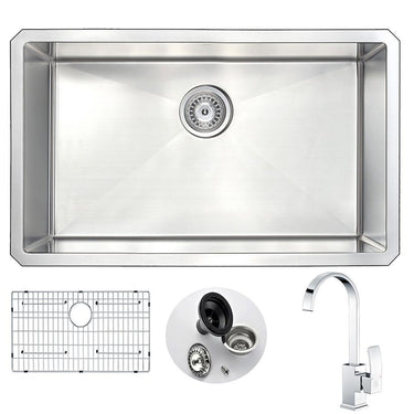 ANZZI VANGUARD Series KAZ3018-035 Kitchen Sink Kitchen Sink ANZZI